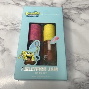 SpongeBob X Beauty Creations JELLYFISH JAM Lip Oil Lipgloss‎ Set SEALED NIB